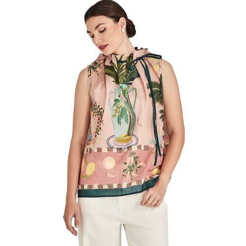 Caroline Sills Florine Jasper Top